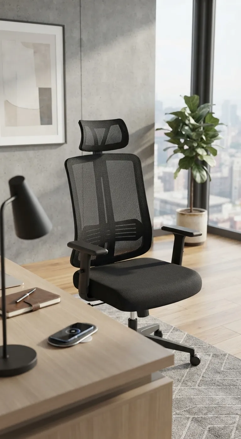 High-back chair